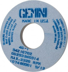 Norton - 14" Diam x 5" Hole x 1" Thick, I Hardness, 46 Grit Surface Grinding Wheel - Aluminum Oxide, Type 1, Coarse Grade, 2,320 Max RPM, No Recess - Eagle Tool & Supply