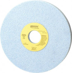 Norton - 7" Diam x 1-1/4" Hole x 3/4" Thick, H Hardness, 46 Grit Surface Grinding Wheel - Aluminum Oxide, Type 5, Coarse Grade, 3,600 Max RPM, One-Side Recess - Eagle Tool & Supply