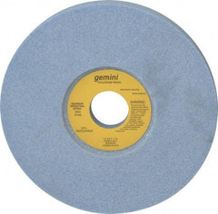 Norton - 7" Diam x 1-1/4" Hole x 3/4" Thick, K Hardness, 46 Grit Surface Grinding Wheel - Aluminum Oxide, Type 5, Coarse Grade, 3,600 Max RPM, One-Side Recess - Eagle Tool & Supply