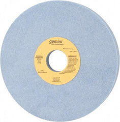Norton - 7" Diam x 1-1/4" Hole x 1" Thick, J Hardness, 60 Grit Surface Grinding Wheel - Aluminum Oxide, Type 5, Medium Grade, 3,600 Max RPM, One-Side Recess - Eagle Tool & Supply