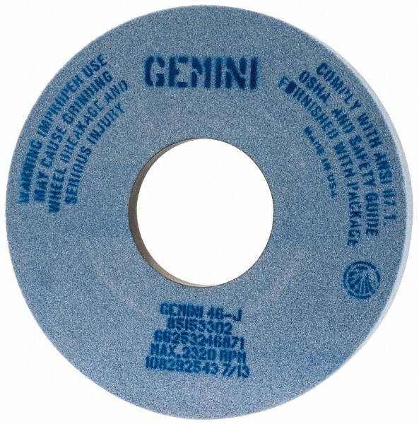 Norton - 14" Diam x 5" Hole x 1-1/2" Thick, J Hardness, 46 Grit Surface Grinding Wheel - Aluminum Oxide, Type 5, Coarse Grade, 2,320 Max RPM, One-Side Recess - Eagle Tool & Supply