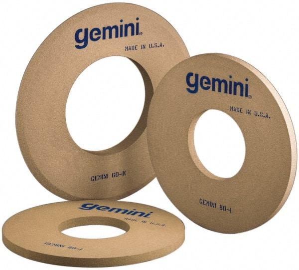 Norton - 14" Diam x 5" Hole x 1-1/4" Wide Centerless & Cylindrical Grinding Wheel - 80 Grit, Aluminum Oxide, Medium Grade - Eagle Tool & Supply
