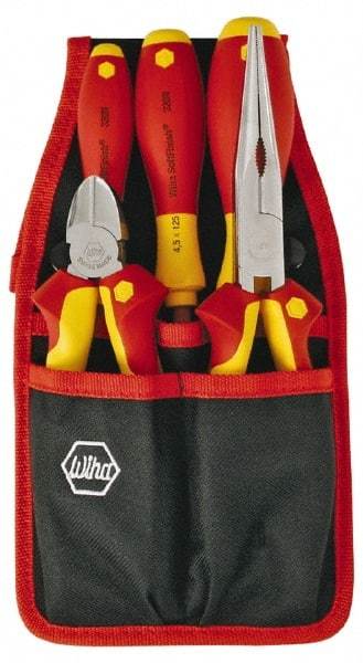 Wiha - 5 Piece Insulated Hand Tool Set - Comes in Belt Pack - Eagle Tool & Supply