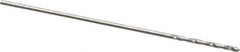 Chicago-Latrobe - 1/64" 118° High Speed Steel Jobber Drill - Bright Finish, Right Hand Cut, Spiral Flute, Straight Shank, 3/4" OAL, Standard Point - Eagle Tool & Supply