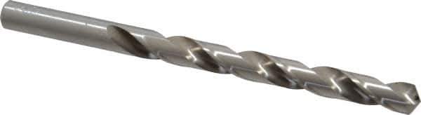 Chicago-Latrobe - 21/64" 118° High Speed Steel Jobber Drill - Bright Finish, Right Hand Cut, Spiral Flute, Straight Shank, 4-5/8" OAL, Standard Point - Eagle Tool & Supply