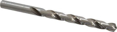 Chicago-Latrobe - 21/64" 118° High Speed Steel Jobber Drill - Bright Finish, Right Hand Cut, Spiral Flute, Straight Shank, 4-5/8" OAL, Standard Point - Eagle Tool & Supply