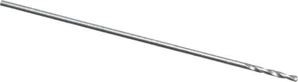 Chicago-Latrobe - #79 118° High Speed Steel Jobber Drill - Bright Finish, Right Hand Cut, Spiral Flute, Straight Shank, 3/4" OAL, Standard Point - Eagle Tool & Supply