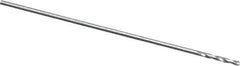 Chicago-Latrobe - #79 118° High Speed Steel Jobber Drill - Bright Finish, Right Hand Cut, Spiral Flute, Straight Shank, 3/4" OAL, Standard Point - Eagle Tool & Supply