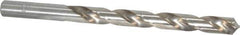 Chicago-Latrobe - Letter T 118° High Speed Steel Jobber Drill - Bright Finish, Right Hand Cut, Spiral Flute, Straight Shank, 4-7/8" OAL, Standard Point - Eagle Tool & Supply