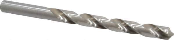 Chicago-Latrobe - Letter U 118° High Speed Steel Jobber Drill - Bright Finish, Right Hand Cut, Spiral Flute, Straight Shank, 5" OAL, Standard Point - Eagle Tool & Supply
