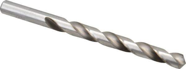 Chicago-Latrobe - Letter W 118° High Speed Steel Jobber Drill - Bright Finish, Right Hand Cut, Spiral Flute, Straight Shank, 5-1/8" OAL, Standard Point - Eagle Tool & Supply