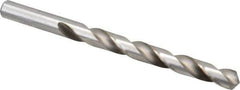 Chicago-Latrobe - Letter W 118° High Speed Steel Jobber Drill - Bright Finish, Right Hand Cut, Spiral Flute, Straight Shank, 5-1/8" OAL, Standard Point - Eagle Tool & Supply
