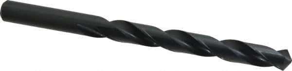 Chicago-Latrobe - 33/64" 118° High Speed Steel Jobber Drill - Oxide Finish, Right Hand Cut, Spiral Flute, Straight Shank, 6-5/8" OAL, Standard Point - Eagle Tool & Supply