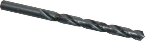 Chicago-Latrobe - Letter Q 118° High Speed Steel Jobber Drill - Oxide Finish, Right Hand Cut, Spiral Flute, Straight Shank, 4-3/4" OAL, Standard Point - Eagle Tool & Supply