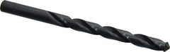Chicago-Latrobe - Letter T 118° High Speed Steel Jobber Drill - Oxide Finish, Right Hand Cut, Spiral Flute, Straight Shank, 4-7/8" OAL, Standard Point - Eagle Tool & Supply
