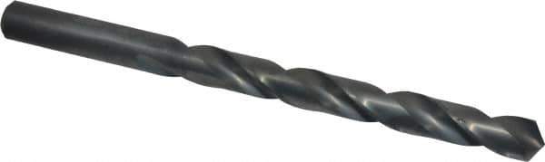 Chicago-Latrobe - Letter V 118° High Speed Steel Jobber Drill - Oxide Finish, Right Hand Cut, Spiral Flute, Straight Shank, 5" OAL, Standard Point - Eagle Tool & Supply