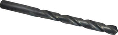 Chicago-Latrobe - Letter V 118° High Speed Steel Jobber Drill - Oxide Finish, Right Hand Cut, Spiral Flute, Straight Shank, 5" OAL, Standard Point - Eagle Tool & Supply