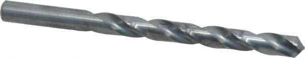 Chicago-Latrobe - Letter W 118° High Speed Steel Jobber Drill - Oxide Finish, Right Hand Cut, Spiral Flute, Straight Shank, 5-1/8" OAL, Standard Point - Eagle Tool & Supply