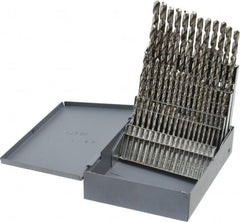 Chicago-Latrobe - 118° Point, Bright Finish, High Speed Steel Jobber Length Drill Bit Set - Eagle Tool & Supply