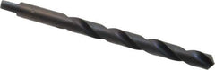 Chicago-Latrobe - Letter S 118° High Speed Steel Jobber Drill - Oxide Finish, Right Hand Cut, Spiral Flute, Tanged Shank, 4-7/8" OAL, Standard Point - Eagle Tool & Supply