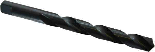 Chicago-Latrobe - 37/64" 118° High Speed Steel Jobber Drill - Oxide Finish, Right Hand Cut, Spiral Flute, Tanged Shank, 6-5/8" OAL, Standard Point - Eagle Tool & Supply