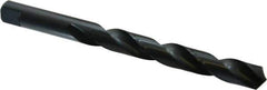 Chicago-Latrobe - 37/64" 118° High Speed Steel Jobber Drill - Oxide Finish, Right Hand Cut, Spiral Flute, Tanged Shank, 6-5/8" OAL, Standard Point - Eagle Tool & Supply