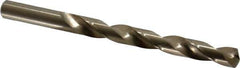 Chicago-Latrobe - 13/32" 135° Cobalt Jobber Drill - Oxide/Gold Finish, Right Hand Cut, Spiral Flute, Straight Shank, 5-1/4" OAL, Split Point - Eagle Tool & Supply