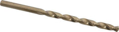 Chicago-Latrobe - #10 135° Cobalt Jobber Drill - Oxide/Gold Finish, Right Hand Cut, Spiral Flute, Straight Shank, 3-5/8" OAL, Split Point - Eagle Tool & Supply