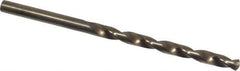Chicago-Latrobe - #13 135° Cobalt Jobber Drill - Oxide/Gold Finish, Right Hand Cut, Spiral Flute, Straight Shank, 3-1/2" OAL, Split Point - Eagle Tool & Supply