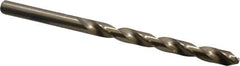 Chicago-Latrobe - 0.234" 135° Cobalt Jobber Drill - Oxide/Gold Finish, Right Hand Cut, Spiral Flute, Straight Shank, 3-7/8" OAL, Split Point - Eagle Tool & Supply