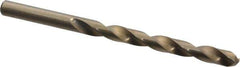 Chicago-Latrobe - 0.277" 135° Cobalt Jobber Drill - Oxide/Gold Finish, Right Hand Cut, Spiral Flute, Straight Shank, 4-1/8" OAL, Split Point - Eagle Tool & Supply