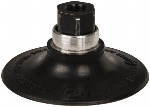 3M - 3" Diam Quick-Change Type R Disc Backing Pad - Hard Density, 20,000 RPM, Roloc TR Compatible - Eagle Tool & Supply