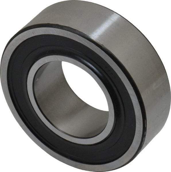 SKF - 30mm Bore Diam, 62mm OD, Double Seal Self Aligning Radial Ball Bearing - 20mm Wide, 2 Rows, Round Bore, 1,510 Lb Static Capacity, 5,350 Lb Dynamic Capacity - Eagle Tool & Supply