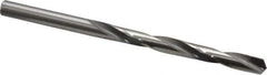 CJT - Letter D 118° Carbide-Tipped Jobber Drill - Bright Finish, Right Hand Cut, Spiral Flute, Straight Shank, 4" OAL, Standard Point - Eagle Tool & Supply