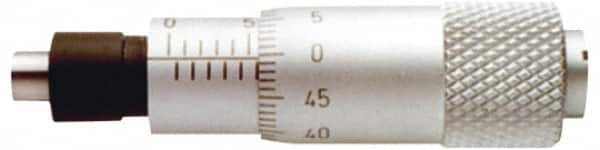 SPI - 1/2 Inch, 0.51 Inch Thimble, 0.2 Inch Spindle Diameter x Mechanical Micrometer Head - Eagle Tool & Supply