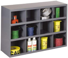 Durham - 12 Drawer, 12 Compartment, Small Parts Large Opening Storage Bin - 11-29/32" Deep x 33-7/8" Wide x 23-7/8" High - Eagle Tool & Supply