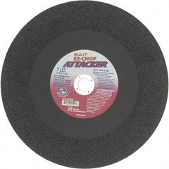 Sait - 14" Aluminum Oxide Cutoff Wheel - 3/32" Thick, 1" Arbor, 4,400 Max RPM, Use with Chop Saws - Eagle Tool & Supply