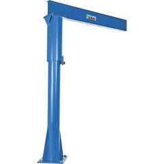 Vestil - 2,000 Lb Load Capacity, Steel Jib Crane - 6' Span - Eagle Tool & Supply