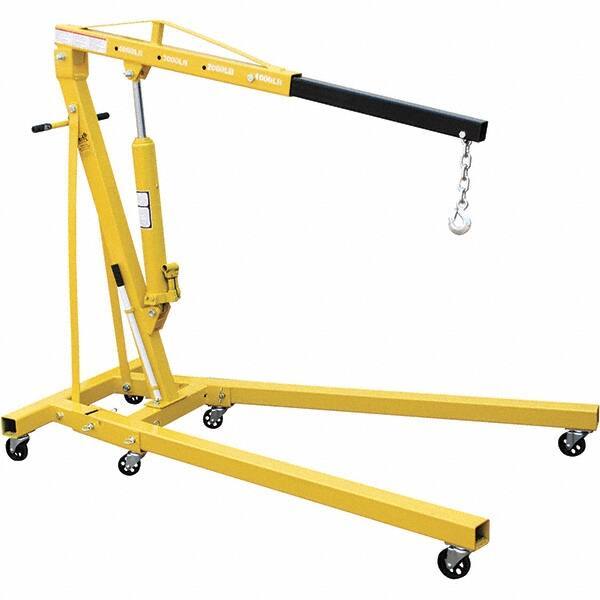 Vestil - 4,000 Lb Load Capacity, Steel Shop Crane - 5' 3/64" Span - Eagle Tool & Supply