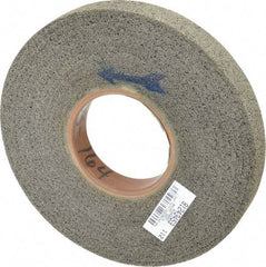 Brite Star - 8" Diam, 1" Face Width, 3" Center Hole, Fine Grade, Silicon Carbide Deburring Wheel - Convolute, Soft Density 6 Grade, 3,400 RPM - Eagle Tool & Supply