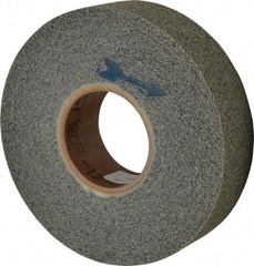 Brite Star - 8" Diam, 2" Face Width, 3" Center Hole, Fine Grade, Silicon Carbide Deburring Wheel - Convolute, Soft Density 7 Grade, 3,400 RPM - Eagle Tool & Supply