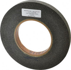 Brite Star - 10" Diam, 1" Face Width, 5" Center Hole, Fine Grade, Silicon Carbide Deburring Wheel - Convolute, Hard Density 8 Grade, 3,600 RPM - Eagle Tool & Supply