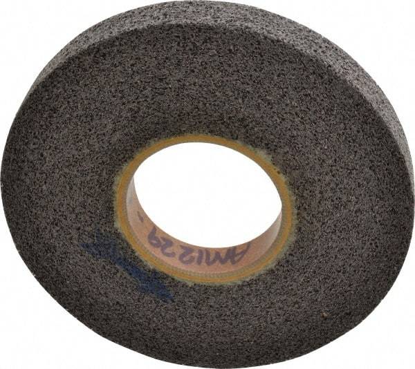 Brite Star - 8" Diam, 1" Face Width, 3" Center Hole, Medium Grade, Aluminum Oxide Deburring Wheel - Convolute, Hard Density 8 Grade, 3,400 RPM - Eagle Tool & Supply