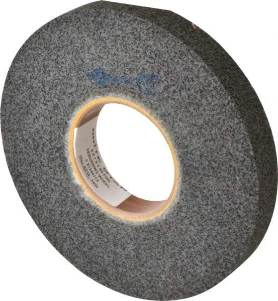 Brite Star - 8" Diam, 1" Face Width, 3" Center Hole, Fine Grade, Silicon Carbide Deburring Wheel - Convolute, Extra Hard Density 9 Grade, 3,400 RPM - Eagle Tool & Supply