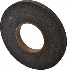 Brite Star - 12" Diam, 1" Face Width, 5" Center Hole, Medium Grade, Aluminum Oxide Deburring Wheel - Convolute, Extra Hard Density 8 Grade, 3,000 RPM - Eagle Tool & Supply