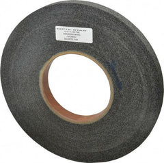 Brite Star - 12" Diam, 1" Face Width, 5" Center Hole, Fine Grade, Silicon Carbide Deburring Wheel - Convolute, Hard Density 8 Grade, 2,100 RPM - Eagle Tool & Supply