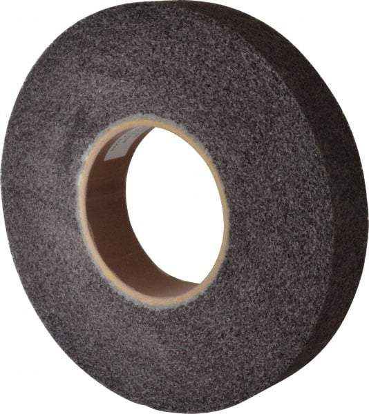 Brite Star - 12" Diam, 2" Face Width, 5" Center Hole, Medium Grade, Aluminum Oxide Deburring Wheel - Convolute, Soft Density 5 Grade, 3,000 RPM - Eagle Tool & Supply