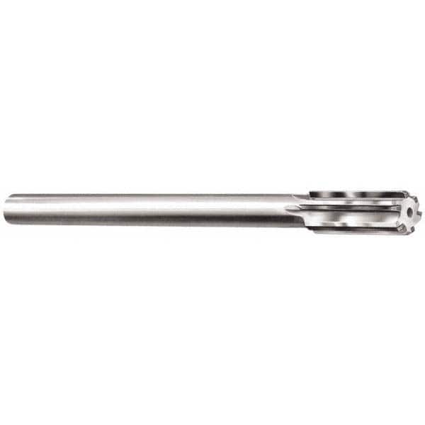 Made in USA - 15/32" Carbide-Tipped 6 Flute Chucking Reamer - Eagle Tool & Supply