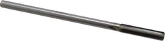 Made in USA - 5/16" Carbide-Tipped 4 Flute Chucking Reamer - Straight Flute, 0.2792" Straight Shank, 1-1/2" Flute Length, 6" OAL - Eagle Tool & Supply