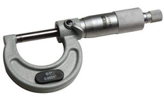 SPI - 200 to 225mm Range, 0.01mm Graduation, Mechanical Outside Micrometer - Ratchet Stop Thimble, Accurate to 0.008mm - Eagle Tool & Supply